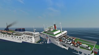 Ferry Collision and Sinking  Ship Simulator Extremes With Rematch 60FPS [upl. by Ayik]