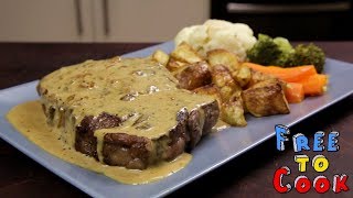 How to Cook Creamy Pepper Sauce for a Scotch Fillet Steak Sauce au Poivre [upl. by Cud152]