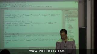 Beispiel für Formulare mit PHP und HTML Teil 12 [upl. by Anaitsirc]