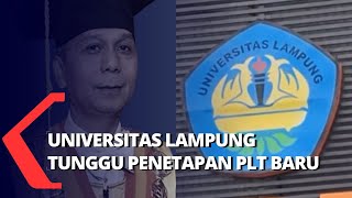 Rektor Terjerat Suap Unila Tunggu Putusan Kemendikbud untuk PLT Baru [upl. by Eednus]