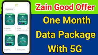 Zain New 5G Internet Packages For 1 Month  Zain Data Packages  Zain Internet Sim Details [upl. by Ahsekan]