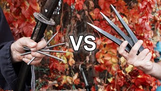 BoShuriken VS Throwing Knives Lords of the Blades Ep22 [upl. by Eugatnom]