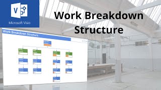 Work Breakdown Structure in Microsoft Visio [upl. by Eskil]