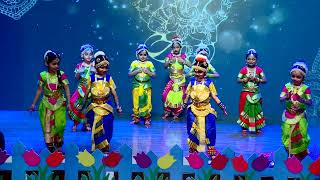 Bharatanatyam song by UkG children [upl. by Sayce]