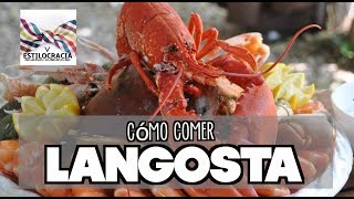 La forma CORRECTA de COMER LANGOSTA🦐 [upl. by Hitt]