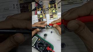 Capacitor testing with multimeter shorts short shortvideo shortsfeed shortsviral [upl. by Elwee434]