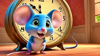 Hickory Dickory Dock Nursery Rhyme Song for Kids [upl. by Llehctim]