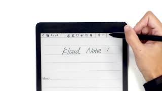 Kloud Note 103quot EPaper Tablet with a Touchscrenn and Stylus [upl. by Aicats]