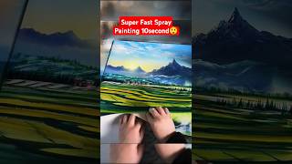 Master the Art of Spray Painting in 10 Secondsquot shorts SprayPainting DIYArt PaintingTips viral [upl. by Anyt153]