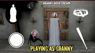 Playing As Granny In Granny Chapter 1 Granny Vs Granny Door Escape [upl. by Gerstner]