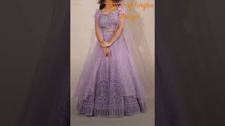 Beautiful lengha design from printest purplelehenga purplelover song music [upl. by Aramit]