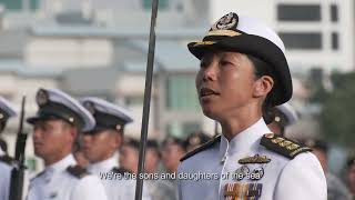 Republic of Singapore Navy  The Navy Song “Onwards and Upwards” [upl. by Brett]