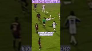 ⚽️ 2 Novembre 1999 rovesciata Bressan FiorentinaBarcellona Uno dei gol più belli della storia 🤩 [upl. by Alaham]