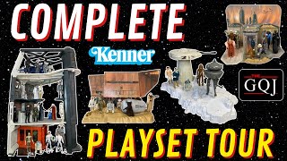 My Complete Vintage Kenner STAR WARS Playset Collection Tour [upl. by Berlin588]