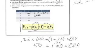 Single Exponential Smoothing [upl. by Rivy464]
