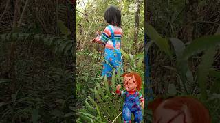 CHUCKY short  hi chucky wanna play🙄🤕hideandsick chuckydoll youtubeshort [upl. by Ileray]