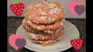 Making Strawberry Cool Whip Cookies for Valentine’s Day [upl. by Tomasz147]