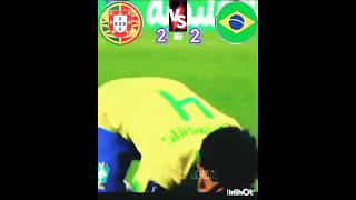 Portugal Vs Brazil Imaginary panalty shootout 🥵🔥youtube shortsfootball neymar ronaldoworldcup [upl. by Brande]