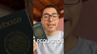 4 Requisitos Pasaporte 2022  1ra Vez [upl. by Ameekahs60]