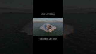 Live life NOW with the Saxdor 400 GTC saxdor saxdoryachts boating abersoch boatlife blueskies [upl. by Assereht600]