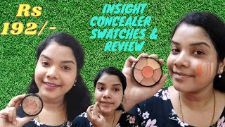 INSIGHT Concealer SWATCHES amp REVIEW  Tamil ll how to apply concealer makeup [upl. by Holland]