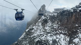 Bergfahrt mit Gletscherbus 3 zur Hohen Wand 3250 m ü NN Hintertuxer Gletscher [upl. by Yenahpets]