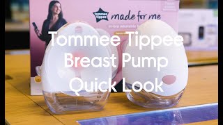 TOMMEE TIPPEE Double Electric Wearable Breast Pump  Quick Look [upl. by Nagad]