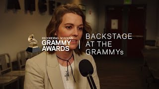 Brandi Carlile GRAMMY Rehearsals Interview  2019 GRAMMYs [upl. by Arhas76]