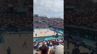 Paraguay vs Letonia Voleibol Femenino de Playa en París 2024 [upl. by Nonnarb]