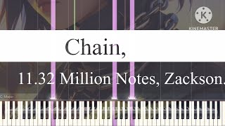 Black Midi Chain 1132 Million Notes ZacksonY [upl. by Pickett352]