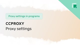 Guide to setting up a proxy in CCProxy [upl. by Artenehs]