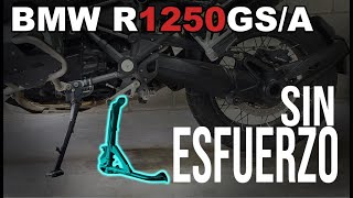 BMW R1250GSA  ¿Cómo subir tu GSA al caballete central [upl. by Hsekin]