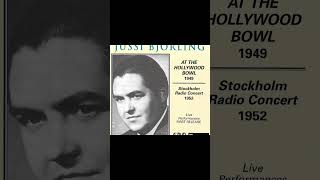 Jussi Björling sings quotNessun dormaquot at the Holywood Bowl opera italianopera classicalmusic [upl. by Noret]