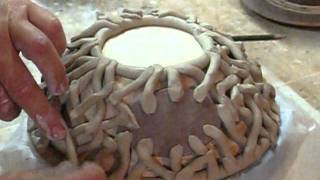 HAND BUILDING A FISH BOWLwmv [upl. by Eillak]