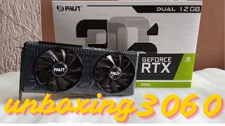 UNBOXING RTX 3060 MARCA PALIT REALMENTE INSANA [upl. by Babita]