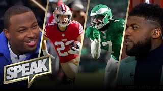 49ers or Eagles Who has the edge in NFC Championship rematch Acho’s Wk 13 Pick 6  NFL  Speak [upl. by Eibbor]