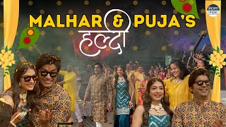 MaJa Ni Wedding  Haldi Highlights  Malhar amp Puja Wedding [upl. by Ayotol]