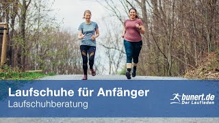 Laufschuhe für Anfänger  Laufschuhberatung mit Lukas und Martin  bunertde [upl. by Naesed484]