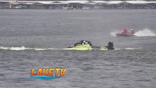 MUST WATCH Insane Formula1 Powerboat Crash Slow Motion Included [upl. by Arhsub]