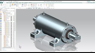 Modeling of FAG VRE305C Bearing Units in NX100  Part 10 Assembly [upl. by Eibrad]