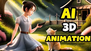 How to Make A 3D Animation Video With AI  AI Animation Tools [upl. by Athalee]