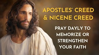 Catholic Prayers  Pray the Apostles’ and Nicene Creed Daily Memorize them or Strengthen Your Faith [upl. by Akeylah350]