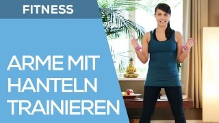 Arme trainieren mit Hanteln für Anfänger  Fit mit Anna  HD [upl. by Annayad]