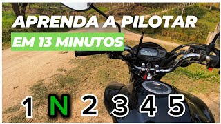 COMO PILOTAR MOTO  PASSO A PASSO [upl. by Lecram]