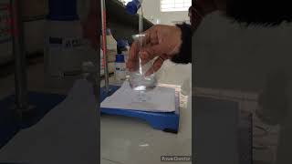 Acid base titration experiment short videoshortfeed [upl. by Romy]