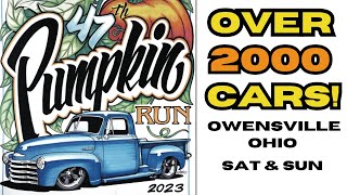 2023 Pumpkin Run Nationals Car Show Owensville Ohio [upl. by Anned]