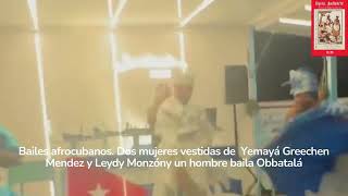 Muestra de rumba y danzas afrocubanas prof Leydy Monzón QR Libro Elige tu ¡que bailo yo baile [upl. by Homerus]