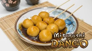 Mitarashi Dango Recipe Japanese dumplings [upl. by Nelyag]