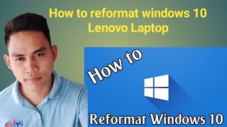 How to reformat windows 10 Lenovo laptop [upl. by Medardas]