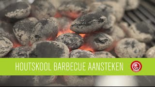 Houtskool barbecue aansteken Nederlands [upl. by Kellda]